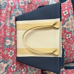 Rothy’s Navy and Cream Tote Bag